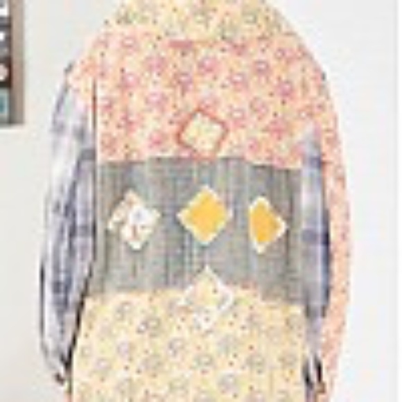 148 NWT BlueVelvet Boho Patchwork Detail Jacket - Picture 16 of 16